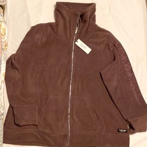 Calvin Klein women’s mauve fleece jacket